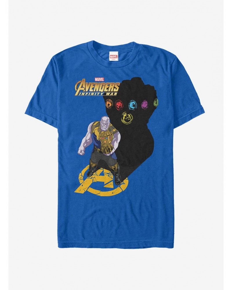 Marvel Avengers: Infinity War Thanos Shadow T-Shirt $8.13 T-Shirts