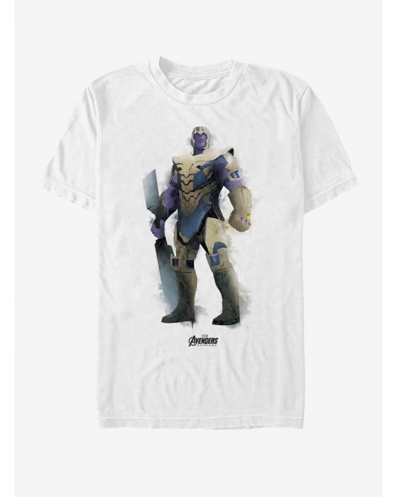 Marvel Avengers: Endgame Thanos Paint T-Shirt $8.13 T-Shirts