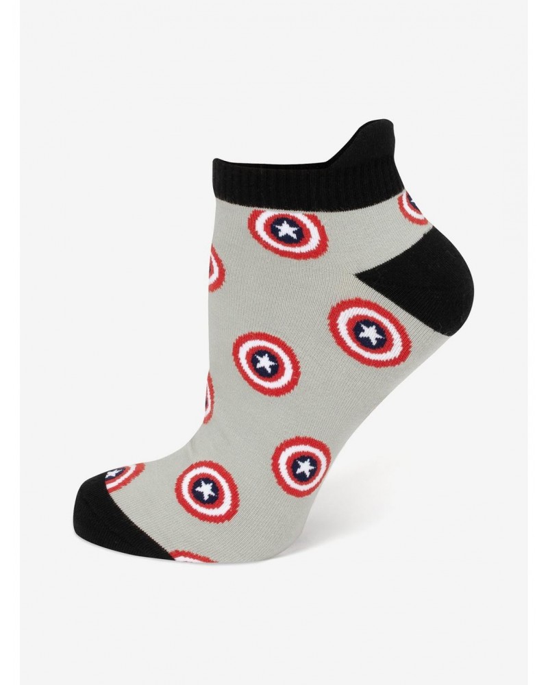 Marvel Captain America Gray Ankle Socks $6.19 Socks