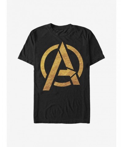 Marvel Avengers Gold Foil Avengers T-Shirt $10.04 T-Shirts