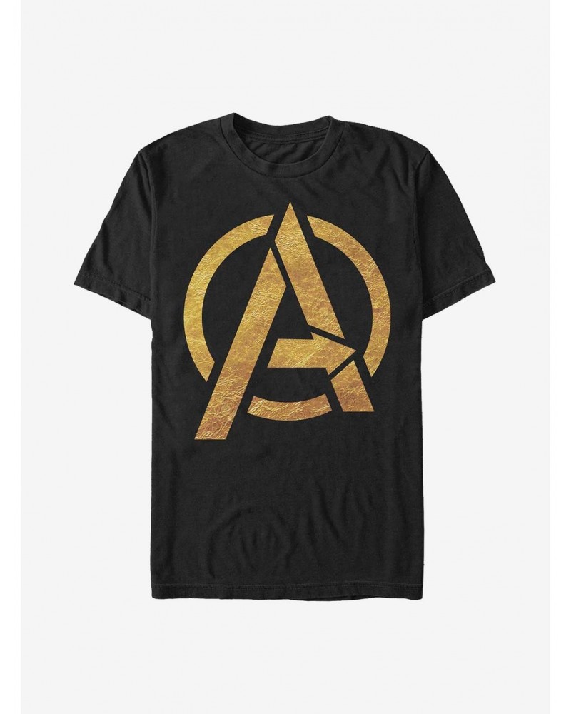 Marvel Avengers Gold Foil Avengers T-Shirt $10.04 T-Shirts