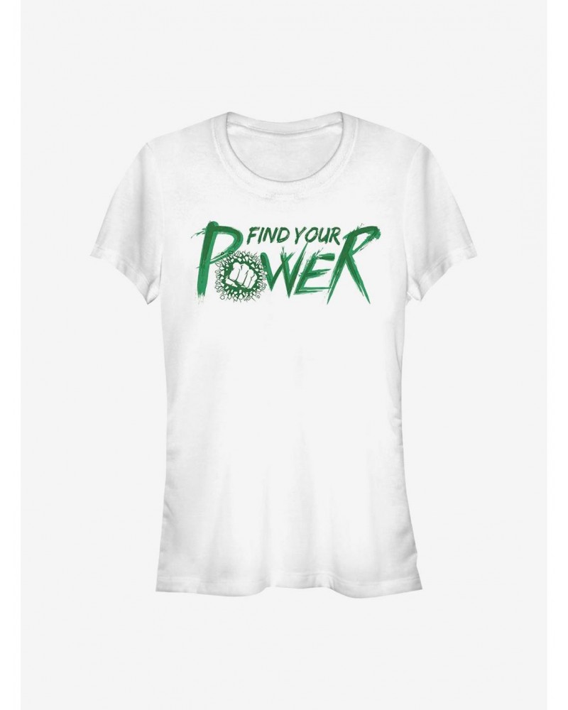 Marvel The Hulk Find Hulk Power Girls T-Shirt $12.20 T-Shirts