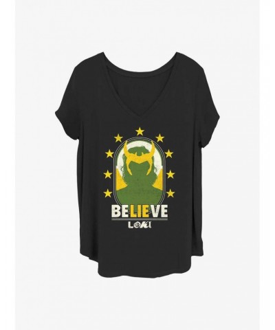 Marvel Loki Green And Gold Girls T-Shirt Plus Size $11.56 T-Shirts