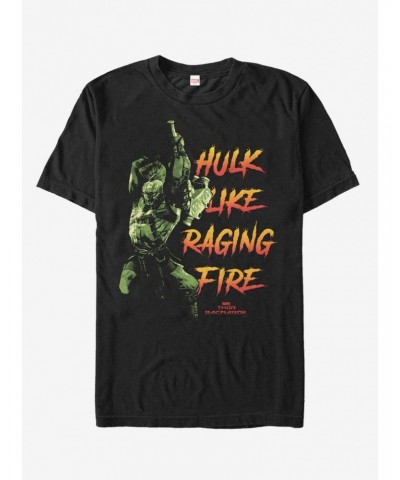 Marvel Hulk Raging Fire T-Shirt $10.52 T-Shirts