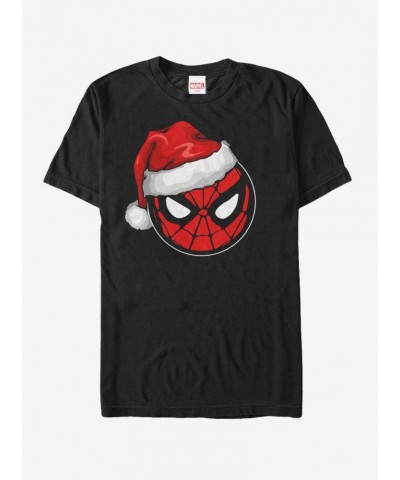 Marvel Christmas Spider-Man Santa Hat T-Shirt $9.56 T-Shirts
