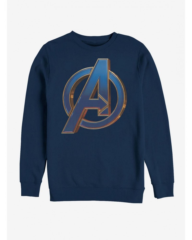 Marvel Avengers Endgame Blue Logo Sweatshirt $12.92 Sweatshirts