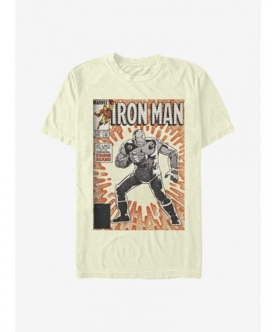 Marvel Iron Man Vintage Iron Man Comic T-Shirt $11.95 T-Shirts