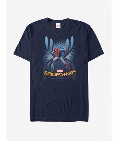 Marvel Spider-Man Homecoming Logo Pattern T-Shirt $10.28 T-Shirts